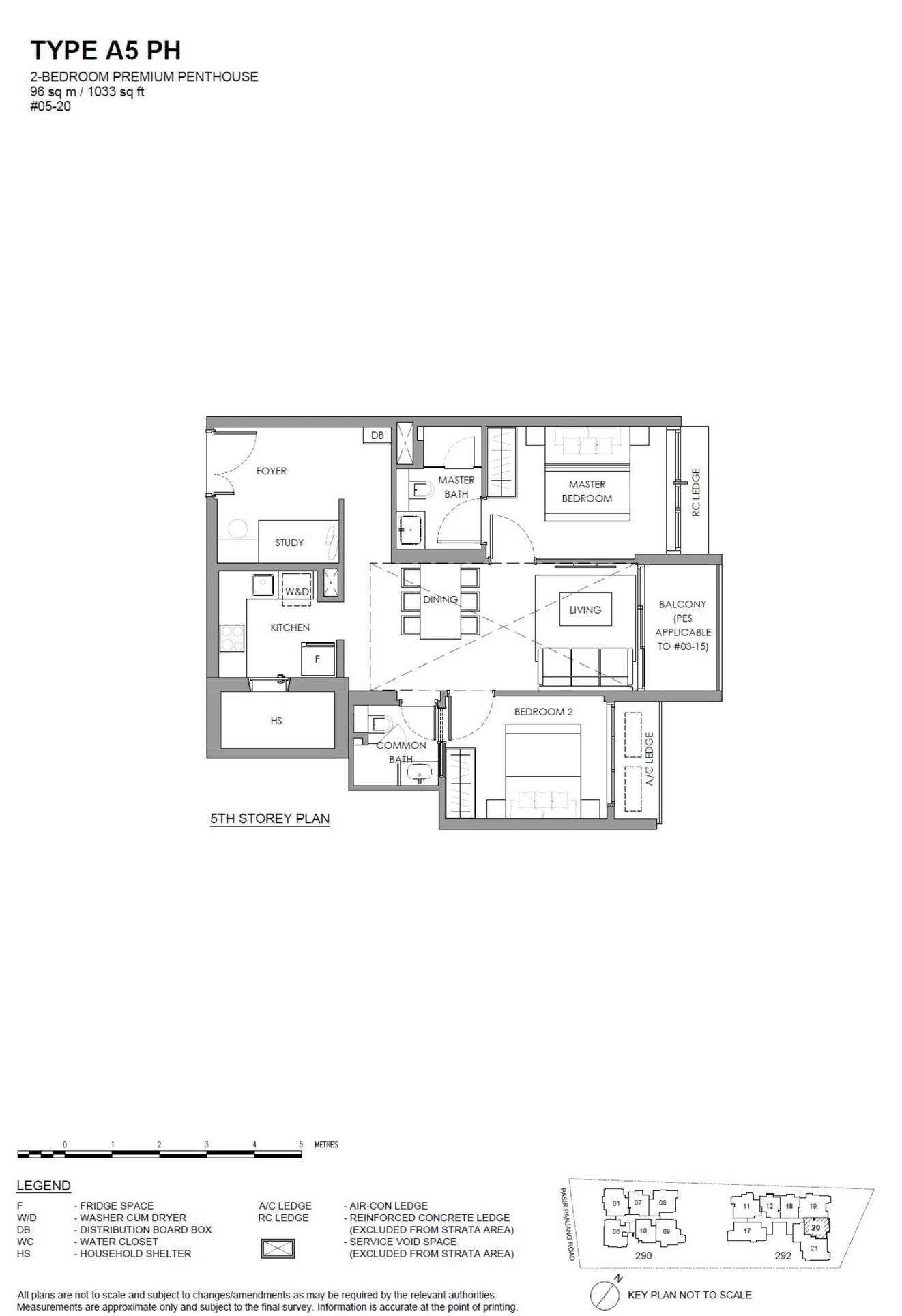 The Hillshore floorplan